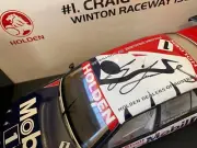 SIGNED: Rare, 1:18, Craig Lowndes, 1999 Winton HRT VS Commodore reverse livery