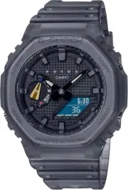 Casio G-Shock GA-2100FT-8A Futur Limited Model 45.4mm Digital Carbon Core Clear