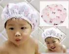 2 Pc Kids Children Shower Cap Waterproof Elastic Bath Hat Cleaning Hat Cute XL