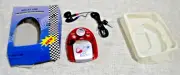 Auto Scan Mini FM Radio with Earphones Mini Flashlight Greenbrier