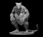 Vermin Behemoth Monster Manual NPC Commoner 28mm Scale DND D&D Tabletop Mini