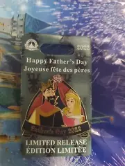 Disney Parks Happy Fathers Day Aurora Sleeping Beauty King Stefan Pin LR New