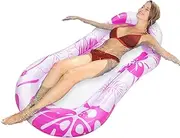 Pool Lounge Float - Pool Float Lounge for Swimming Pool | Heavy Duty Pool Floats, Inflatable Pool Floats, Sunbathing Pool Lounge Raft
