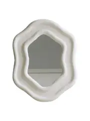 Lucy Montgomery X Jardan | Onda Mirror Small in White | The UNDONE