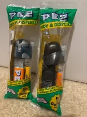 2 Star Wars Pez Dispensers. Jango Fett & Darth Vader. Candy Sealed Vintage 1997