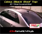48x65 Gloss Black Roof Overlay w/ AIR RELEASE Tint Vinyl Film WRAP Roll Hood JDM (for: Subaru)