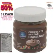 12 Pack, Unmol Chocolate Hazelnut Spread 350g (12.3oz) Creamy Rich Cocoa Delight