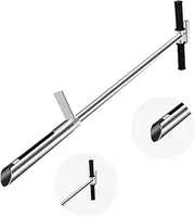 Obetuens Soil Sampler Probe Stainless Steel Rod with Tubular T Shaped Handle Sampling Tool for use to detect Soil pH, Nutrient Content, for a Wide Range of Soil Types