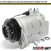 AC Compressor with Clutch for Nissan Murano 2003-2007 Quest 2003-2009 V6 3.5L (for: Nissan)