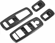 Power Window Switch Window Lift Switch Cover Interior Button Trim for RAM 2010-2017/Charger Durango 2011-2021