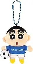 Tees Factory Crayon Shin-chan Club Mascot, Soccer Club, H4.7 x W 3.3 x D 2.0 inches (120 x 85 x 50 mm), Within KS-5546845SO