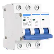 Mini Circuit Breaker, 3 Pole MCB Miniature AC 400V 6/10/16/20A 16A