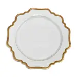 Anna Weatherley Antique White with Gold Dinner Plate