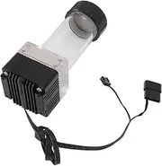 CPU Cooler, Water Cooling Pump, 30 Mesh Filter Mesh Sine Wave Drive 125ml Capacity G1/4 Water Pump Quiet Working for Water Cooling System (Black)