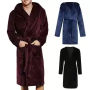 Mens & Ladies Comfy Nylon Hooded Robe