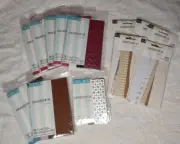 David Tutera Scrapbooking Card Making LOT Edge Border Strips A7 Layer Step 1 2 3