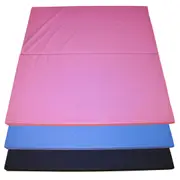 120cm x 120cm x 5cm Gymnastics Mat - 2-Piece Folding Gym Exercise Yoga Mat