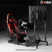 Dardoo Racing Simulator Cockpit with TV Stand / Seat Logitech G29 G920 G923 T300
