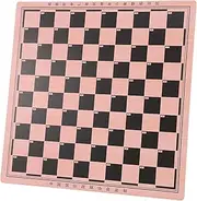 ibasenice Wooden Chessboard Portable International Checkerboard Kids Practice Chessboard Steady Gameplay and Stylish Design