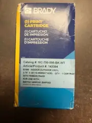 Brady MC-750-595-BK-WT SEALED BOX
