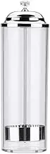 RUNAAJA Vintage Straw Dispenser - Plastic, Nostalgic Design, Stainless Steel Lid - Straw Dispenser with 1pc Straws