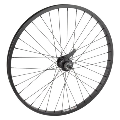 WM Wheel Rear 24x1.75 507x25 Aly Bk 36 Kt Cb Bk 110mm Ss2.0bk W/trim Kit