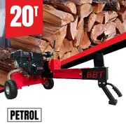 BBT 20T Ton Wood Log Splitter - 6.5hp Petrol engine - 2-Year Warranty