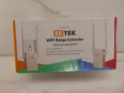 SE TEK WiFi Range Extender Booster 300 mbps Black New SEALED BOX NEVER USED