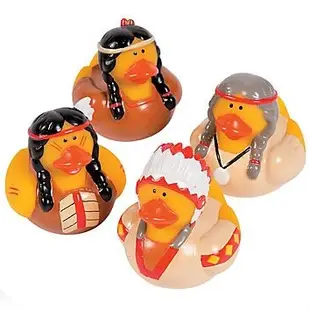 (I LOVE樂多)日本進口 黃色小鴨  印地安組合 浴缸玩伴 RUBBER DUCK