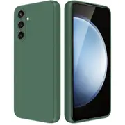 MCC For Samsung Galaxy S23 FE 5G Soft Liquid Silicone Shockproof Case Cover S23FE S711 [Dark Green]