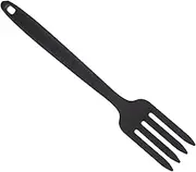 Dinner Forks, 3pcs Silicone Cooking Fork Pasta Spaghetti Server Spoon Home Cooking Fork Salad Tongs Silicone Forks Sphagetti Black Serving Utensils Versatilen Moss Noodle