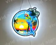 Montego Bay Jamaica Beach 3D LED 16"x16" Neon Sign Light Lamp Wall Decor Display