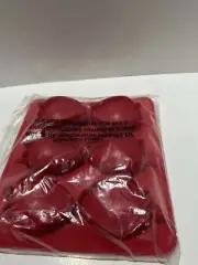 Silicone STRAWBERRY MINI Cake POP Pan New In Package Makes 6
