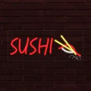 BRAND NEW "SUSHI" w/LOGO 30x12x1 INCH LED FLEX WINDOW/WALL INDOOR SIGN 30632