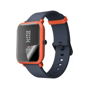 【o-one台灣製-小螢膜】華米Amazfit 米動手錶青春版 滿版螢幕保護貼 兩入組(曲面 軟膜 SGS 自動修復)