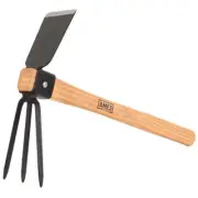 Ames Hoe Cultivator Combo 2-in-1 Strong Steel Head Durable Hardwood Handle