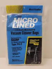 Sharp Vacuum Bags Style PU-2 MicroLined Filtration