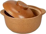 Amosfun Casserole Cooking Pot Lid Ceramic Stew Pot Clay Pot Japan Soup Container Hot Pot Cookware Kitchenware