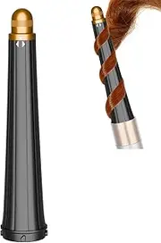 Hair Long Conical Barrel for Dyson Airwrap, 0.78-1.4Inch/ 20-36mm Conical Long Curling Barrels Compatible with Airwrap HS01/05, Self-Curling Hair Roller Curlers Attachment, Gold