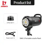 JINBEI DMII-3/4/5/6 GN66 Studio Flash Light Speedlite Light for Canon Nikon Sony