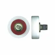 Rolltrak 22mm Acetal Flat Roller With Threaded Stud