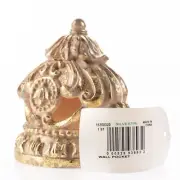 Silvestri Wall Pocket Gold Gilt The Wonder of Christmas 1999 New