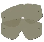 2x Progrip Tear OFF LENS ANTI FOG SCRATCH Smoke Motocross Enduro MTB RNR