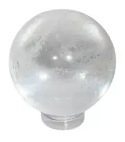 Clear Quartz Sphere - Stand Included - Mind, Focus, Clarity
