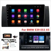 9''Android10.1 4-core 2＋16GB Car Stereo Radio GPS WIFI BT DAB For BMW E39 E53 X5 (for: BMW)