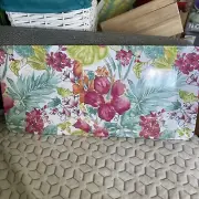 Cynthia Rowley Flower Tropical MELAMINE Serving Tray Platter 17 By 8”