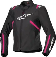 Alpinestars Stella T-SPS V2, textile jacket waterproof women , color: Black/White/Pink , size: XS