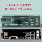 For Asus TUF B450M-PLUS GAMING Shield I/O IO Rear Baffle Backplate Motherboard