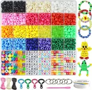 Redtwo Friendship Bracelet Making Kit for Girls, Kandi Pony Beads for Jewelry Ma
