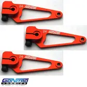 Go Nitro Hobbies 24T Aluminum A Spec Servo Arm 3 Red Hitec